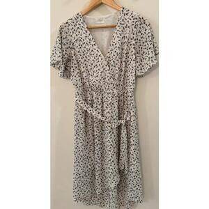 Sienna Sky Floral Wrap Dress with Belt